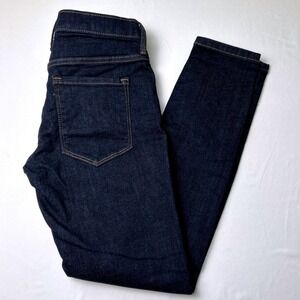 Banana Republic Low Rise Sculpt Skinny Jeans Dark Wash Size 25/0P Stretch Casual